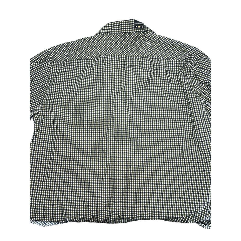 Rocawear Men's Checkered Shirt Long Sleeve Button Down‎ Mens Size 3XL Green - Picture 8 of 8